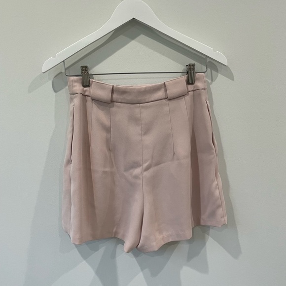 Express Shortie High Rise Blush Pink Shorts - Picture 3 of 8